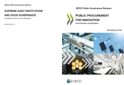 public procurement for innovation