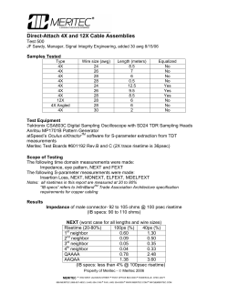 4x 12x Cable Performance Test