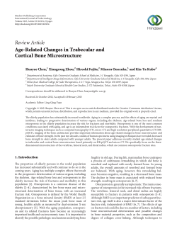 Age-Related Changes in Trabecular and Cortical Bone Microstructure