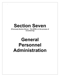 General Personnel Administration - Kern Community College District