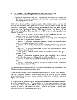 Title IV, Part A -- Safe and Drug FreeTitle IV, Part A