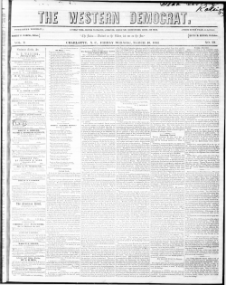 1 - North Carolina Newspapers