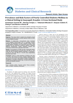 Prevalence and Risk Factors of Poorly Controlled Diabetes Mellitus
