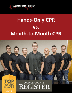 Hands-Only CPR vs. Mouth-to-Mouth CPR