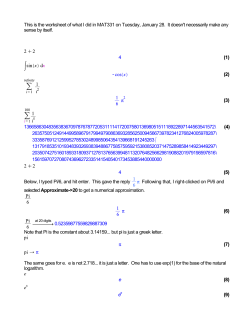 browse - Stony Brook Mathematics