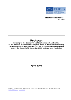 Luxembourg Protocol Rev 1 - eiopa