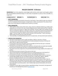 Roller Coaster &ndash; B Division Rules