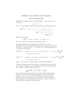 A002283 and some continued fraction expansions