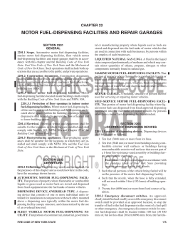 motor fuel-dispensing facilities and repair garages