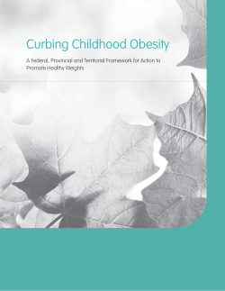Curbing Childhood Obesity