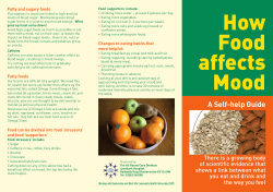 Food and Mood Leaflet