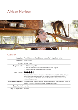 African Horizon - Interlink Idiomas