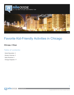Favorite Kid-Friendly Activities in Chicago