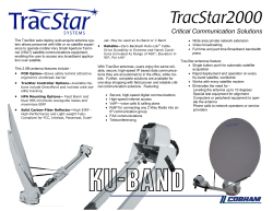 TracStar2000 - Australian Satellite Communications