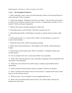 Study Questions - de Sitter Publications