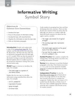 Informative Writing Symbol Story
