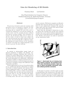 Line-Art Rendering of 3D