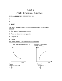 112 Unit V Kinetics