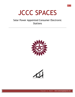 campus`s solar charging tables