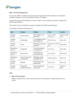 One Georgian Drive, Barrie, ON L4M 3X9 | T: 705.728.1968