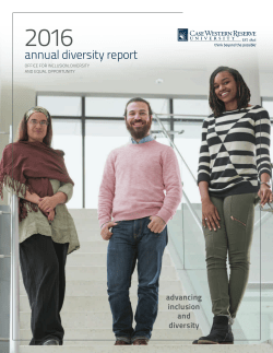 2016 Annual Report - Case Western Reserve University