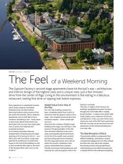 The Feel of a Weekend Morning