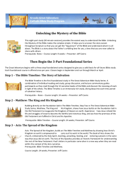 Program Overview with Course Description