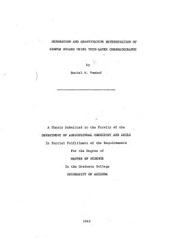SEPARATION AND QUANTITATIVE DETERMINATION OF SIMPLE