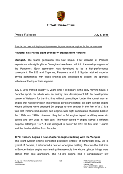 Press Release - Porsche Newsroom