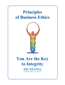 Principles of Business Ethics