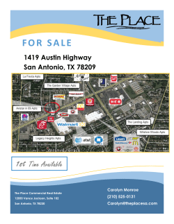 Information Sheet - The Place Commercial Real Estate