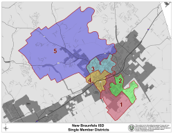 New Braunfels ISD Single Member Districts
