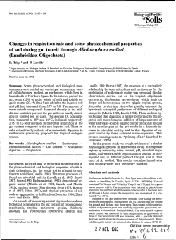 Changes in respiration rate and some - IRD