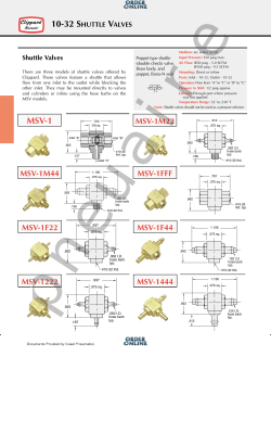 10-32 shuttle valves msv-1