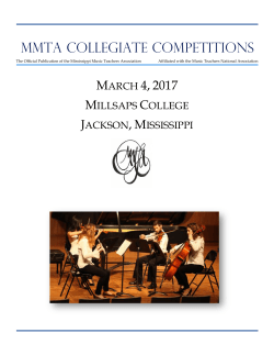 Spring 2017 Collegiate Competition Booklet