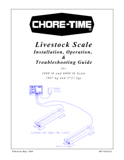 Livestock Scale - Chore-Time