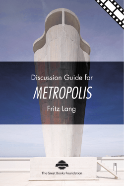 metropolis - The Great Books Foundation