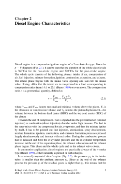 Diesel Engine Characteristics