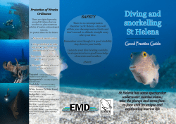Diving and snorkelling St Helena