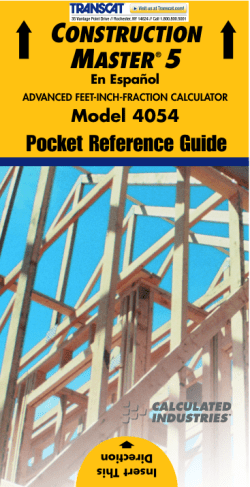 Calculated Industries 4054 Construction Master 5