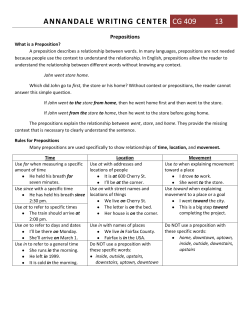 Prepositions