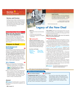 Ch 23. Sec. 4 Legacy of the New Deal Textbook
