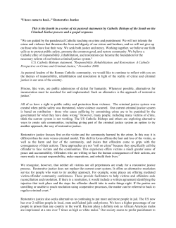 I have come to heal... - Catholic Conference of Kentucky