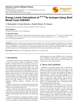 Energy Levels Calculations of Ar Isotopes Using Shell Model Code