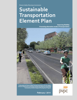 PV Sustainable Transportation Plan