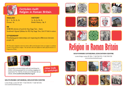 CL Religion in Roman Britain pdf - Southwark Cathedral