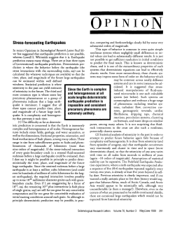 Full Text  - Seismological Research Letters