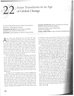 Asian Transitions in an Ag` of Global Change