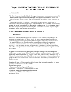 Chapter 11 - IMPACT OF MERCURY ON TOURISM