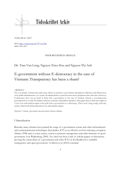 Full-Text - Open Access Journals at HiOA